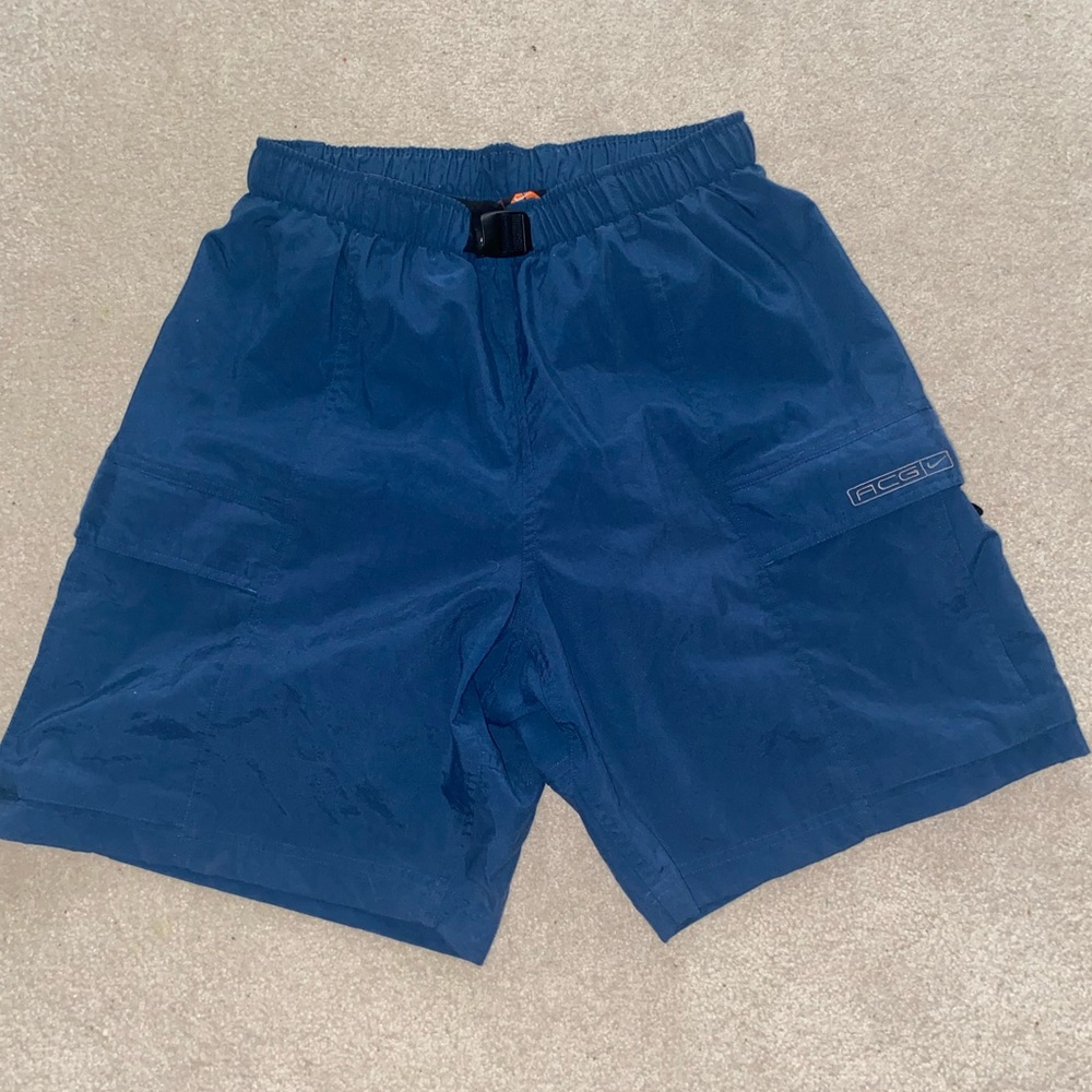 Blue Nike Acg Hiking Shorts Gem